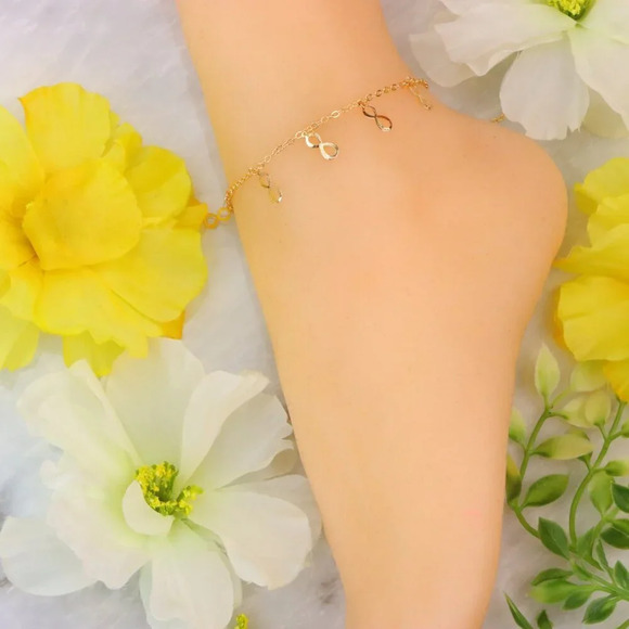 Minimalist Anklet, Sleek & Modern Design, Women’s Fashion, YC110222-A - Picture 6 of 10